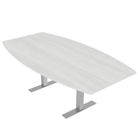 Skutchi Designs 45.25 in W, 84 in L, 29 in H, Engineered Wood Top, White HAR-BOT-46x84-T-WHCYPRESS